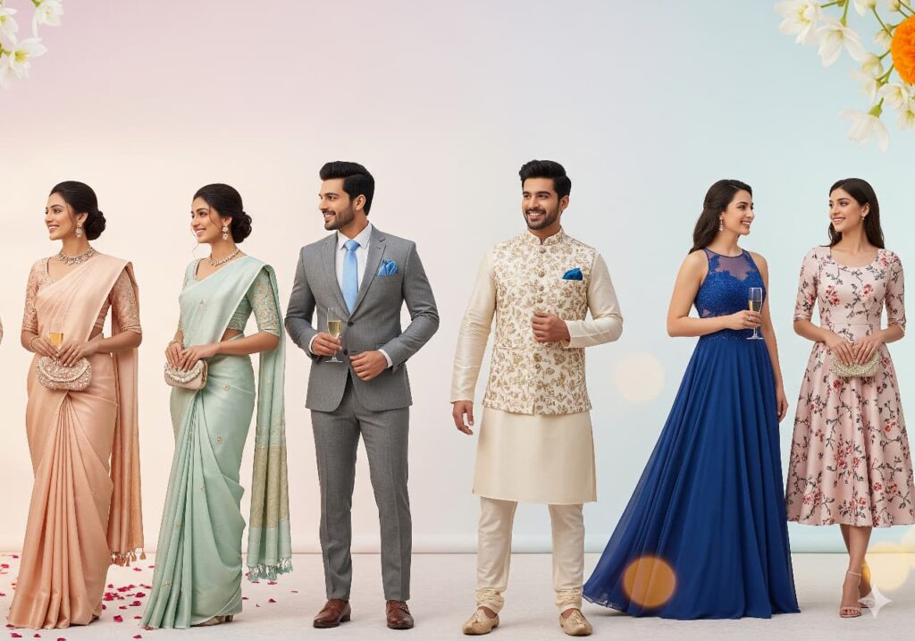 Gathering of Six outfits from DreamEase Apparel featuring stylish and coordinated designs for group occasions