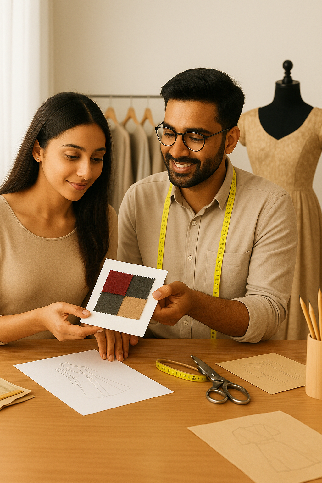 Personalized customised dresses consultation service offering tailored guidance and expert advice